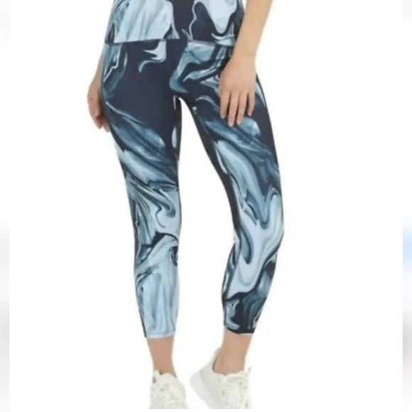 NWT Spanx Booty Boost Active Marbled 7/8 Leggings Size 3X 💙 $98 - Picture 2 of 10